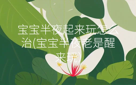 寶寶半夜起來(lái)玩怎么治(寶寶半夜老是醒來(lái)玩)