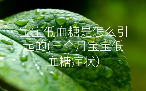 寶寶低血糖是怎么引起的(三個月寶寶低血糖癥狀)